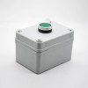 Custom Waterproof Box 1-position Push Button Screw Fixation Plastic Shell