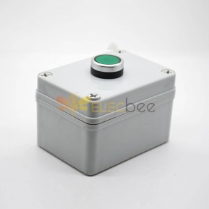 Custom Waterproof Box 1-position Push Button Screw Fixation Plastic Shell