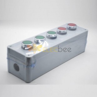 Personnalisation de la boîte de commutation électrique étanche Commutateur à 5 positions Fixation par vis de la coque en plastique