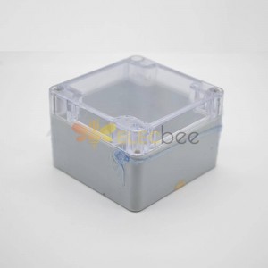 투명한 덮개 나사 고정 전기 울안을 가진 아BS 플라스틱 접속점 상자 81×83×56