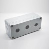 Custom Electrical Enclosures ABS Plastic Shell Screw Fixation 3 Holes Waterproof Junction Box