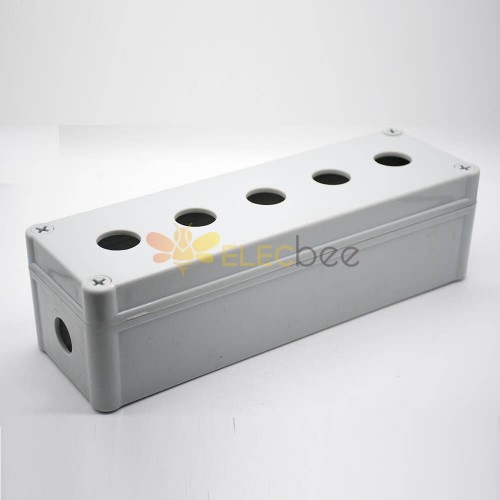صندوق تقاطع كهربائي مخصص 7 ثقوب تثبيت برغي حاويات بلاستيكية مقاومة للماء