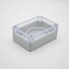 Caja de conexiones impermeable a prueba de polvo Cubierta transparente 58 × 83 × 33 Fijación de tornillo