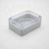 透明蓋防水接線盒矩形58×83×33螺絲固定殼體ABS塑料