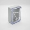 Dustproof Waterproof Junction Box Transparent Cover 58×83×33 Screw Fixation