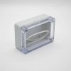 防塵防水ジャンクションボックス透明カバー58×83×33ネジ固定