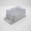 Крышка АБС электрической распределительной коробки атмосферостойкая 81×120×65 пластиковая прозрачная с ушами