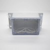 Caixa de junção elétrica à prova de intempéries 81×120×65 ABS plástico transparente tampa com orelhas