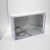 صندوق تقاطع رمادي مقاوم للماء مزود بغطاء شفاف مرفقات كهربائية لتثبيت المسمار 230 × 150 × 85