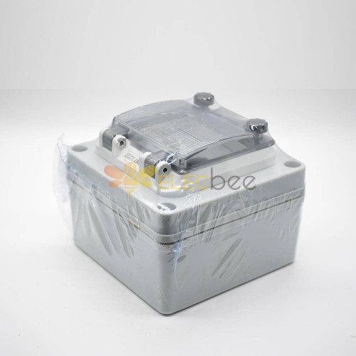 Plastic Junction Box Sealed IP67 Screw Fixation With Waterproof Transparent Window Cover Customization