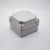 Caja electrónica de plástico ABS a prueba de agua 100 × 100 × 70 espaciado 83 × 83 fijación de tornillo de carcasa de plástico
