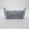 塑料防水盒帶耳90×158×60螺絲固定透明蓋ABS電纜接線盒