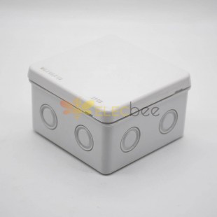 Waterproof Gray Junction Box IP55 Rectangle Screw Fixation 85×85×50 ABS Plastic Enclosures