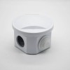 Waterproof Junction Box Round 80×50 IP55 Screw Fixation ABS Plastic Electric Enclosures