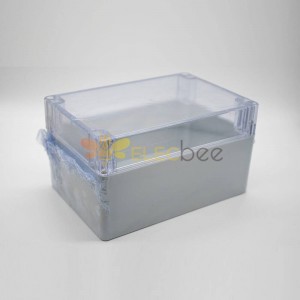 Wasserdichte Anschlussdose mit durchsichtigem Deckel 110 × 160 × 90 ABS-Kunststoffgehäuse mit transparenter Abdeckung