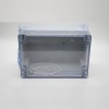 密封防水光缆接头盒110×160×90螺丝固定ABS塑透明料盖