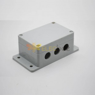 Waterproof Plastic Enclosure Box Electronic 6 Holes With Ears Screw Fixation 100×68×50