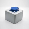 防水插座電源箱ABS塑料外殼1位插座螺絲固定電源插座盒