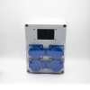 صندوق تقاطع مقبس خارجي تخصيص 4 مقبس مع شاشة عرض ABS ضميمة مقاومة للماء