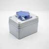 Cubierta de enchufe a prueba de agua Caja de enchufe de 1 posición Rectángulo de personalización de tornillo de plástico ABS