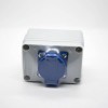 插座防水盒定制化ABS塑料外殼1位插座螺絲固定防水插座箱
