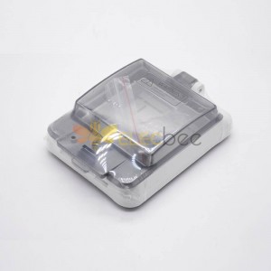 방수 차단기 상자 포탄 IP67 나사 고정 플라스틱 투명한 창 덮개