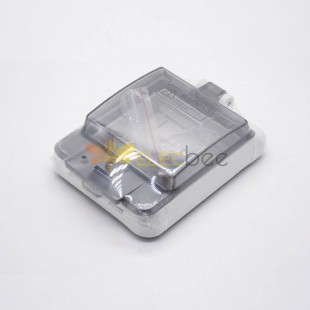 Waterproof Circuit Breaker Box Shell IP67 Screw Fixation Plastic Transparent Window Cover