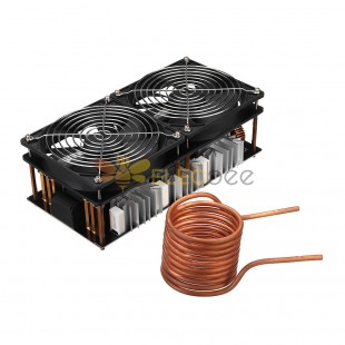 2500W 50A ZVS Induction Heating Module High Frequency Heating Machine Melted Metal With 48V Coil
