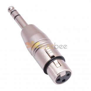 6.35mm Audio Plug 6.35Mm Stereo\Mono Plug To Xlr Female Adaptor For Stage Microphone Cable Xlr Plug