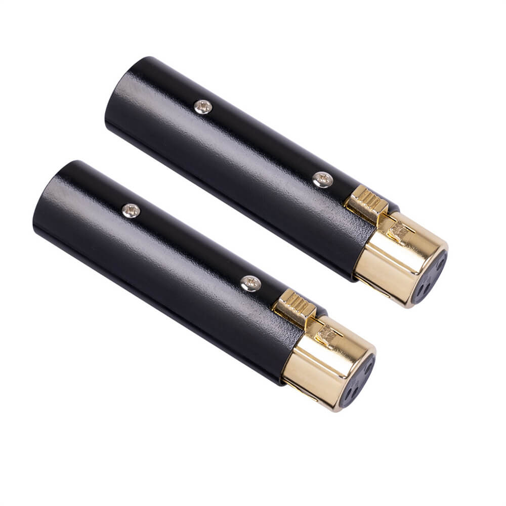 XLR 3 pin Male To 3 pin Female Adapter For Microphone And Mixer