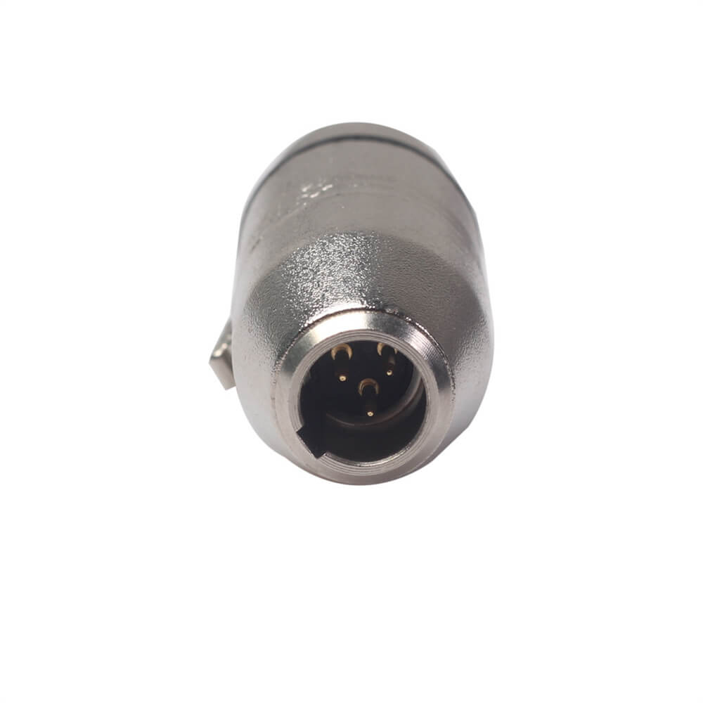 XLR Female 3 Pin To Mini XLR Male Adapter For Mixer Camera Microphone Audio
