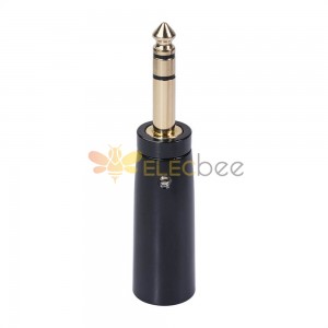 XLR Male To 1/4" Adapter 6.35Mm Trs Male To XLR Male Stereo Balanced Audio Connector For Mixer Speaker Microphone