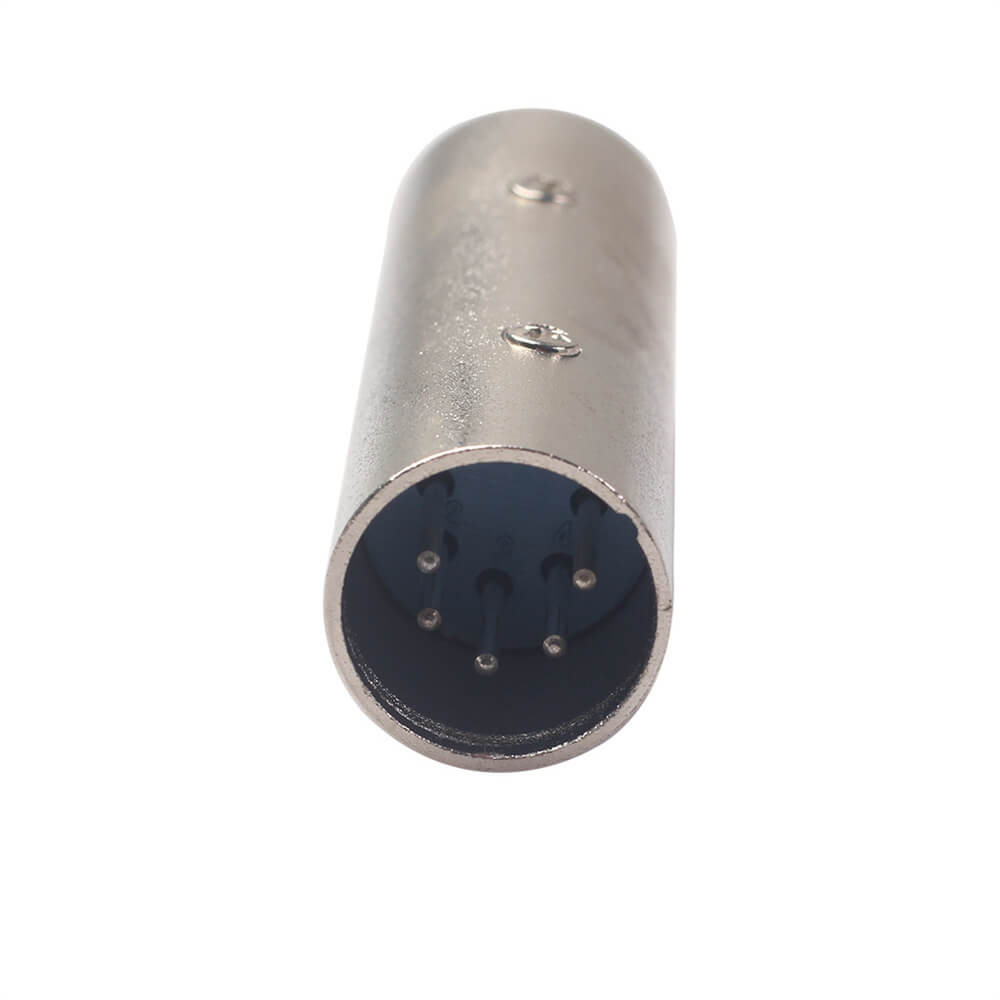Adattatore per cavo audio Canon XLR maschio a 5 pin con guscio in lega di zinco