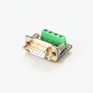 DB9 Female To 5Pin Terminal Can Bus Adapter With 120 Ohm Resistor