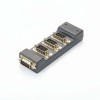 Flexray Can Io Breakout Box-USB para RS232 Hub 4 portas com 4 PCs DB9 macho