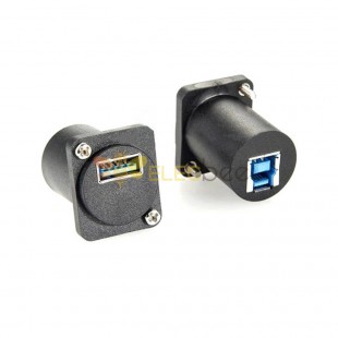 Adapter USB 3.0 Socket Jack Type A to B Connector XLR Panel Mount