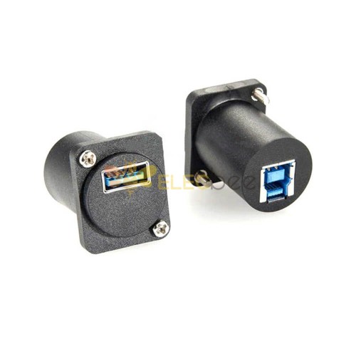 適配器 USB 3.0 插座插孔類型 A 到 B 連接器 XLR 面板安裝