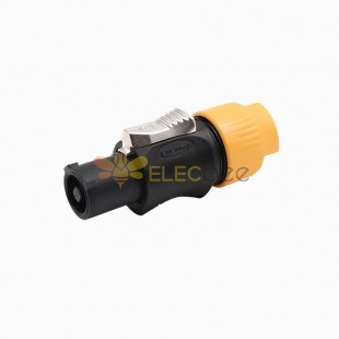 AC Power Led Lighting Cable Connector 3N Series Waterproof Chassis Air Plug Panel Connector IP65