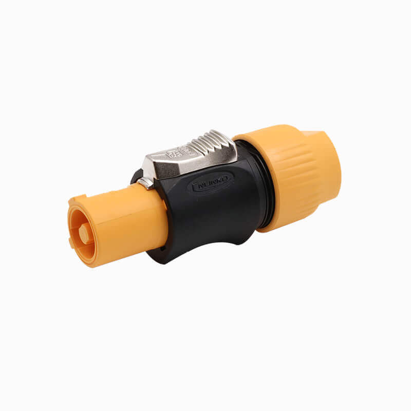 IP65 Wac3Fca Power Cable Connector Power Plug With Lockable 3 Pole Equipment (Ac) Connector