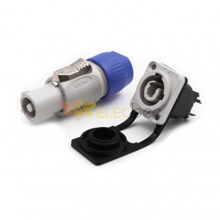 Led Display Connector High Current Male Female Connector Stage Lighting Power Socket Ip65