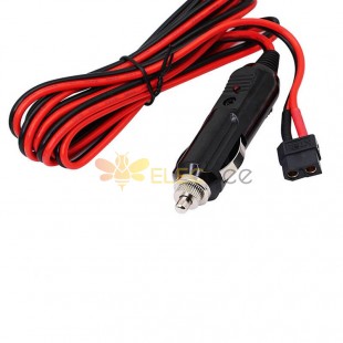 XT60 Female To Car Cigarette Lighter Charging Power Cord 16Awg 1.5M