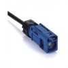 Fakra C型藍色防水直式母端連接器汽車GPS信號單邊線0.5m