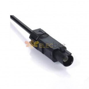 Fakra водонепроницаемый код черный прямой штекер автомобильный радиоприемник питания односторонний кабель 0,5 м