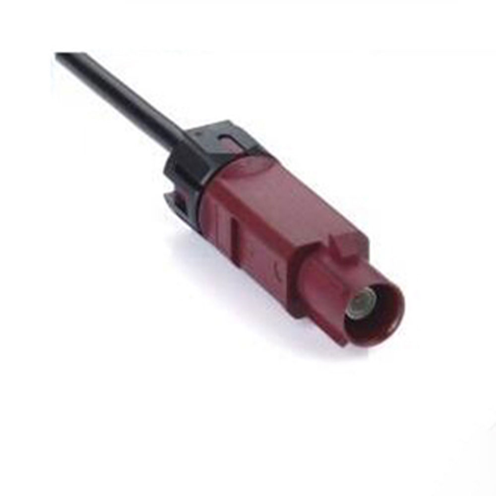 Fakra D型紫紅色防水直式公端連接器GSM信號單邊線0.5m