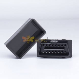 Automobile OBD Shell OBD2 Male Plug Connector Elm327 Bluetooth Minishell J1962M Diagnostic