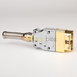 Metal Shell OBD 16 Pin Male Plug Assembled OBD Connector Zinc Alloy OBD