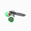 J1939 9 Pin Male and Female To OBD2 16 Pin Female Interface Truck Y-Cable Adapter 1 Meter