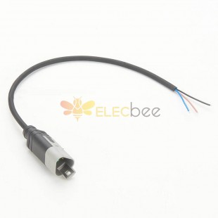 Elecbee DT06-3P Cable de conector automotriz de la serie Dt macho de 3 vías