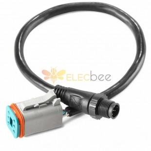 Elecbee Dt06-6S auf M12-Stecker, 5-poliges Nmea 2000-Kabel