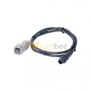 Nmea2000 Can Bus Gps Antenna DT04-2P Male To M12 Male 5Pin Cable